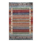 rugs modern Mira 1081 Çok Renkli Etnik Desenli Dokuma Taban Halı, 140 x 200