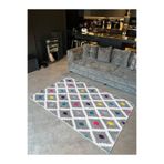rugs modern Mira 1088 Gri Etnik Desen Dokuma Taban Halı, 150 x 300
