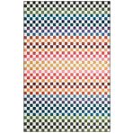 rugs modern Mira 2080 Multy Çok Renkli Dama Desen Halı, 120 x 180