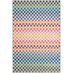 rugs modern Mira 2080 Multy Çok Renkli Dama Desen Halı, 155 x 230