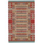 rugs modern Mira 931 Etnik Desenli Vintage Çok Renkli Dokuma Taban Halı, 140 x 200