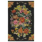 rugs modern Mira 932 Karabağ Desenli Vintage Çok Renkli Dokuma Taban Halı, 100 x 150