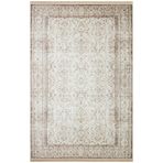 rugs modern Mira Ar White 2107 Vintage Doku Bej Açık Kahve Halı, 100 x 300
