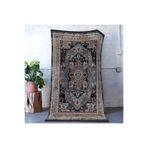 rugs modern Mira Bej Temalı Mavi Geleneksel Motif Etnik Desenli Vintage Dekoratif Halı Mira 1610, 100 x 200