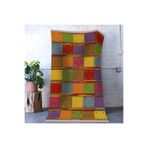 rugs modern Mira Çok Renkli Geometrik Kare Desenli Modern Dekoratif Halı Mira 1582, 140 x 200