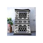 rugs modern Mira Siyah Bej Temalı Geometrik Desenli Modern Dekoratif Halı Mira 1619, 155 x 230