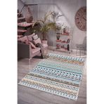 rugs modern Mira T-507 Etnik Desenli Turuncu Halı, 80 x 150