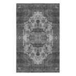 rugs modern Mira Vintage Siyah Gri 2121 Dokuma Taban Halı, 100 x 150