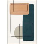 rugs modern Modern Çizgili Hira Desenli Dokuma Taban Yıkanabilir Halı miravip9190, 140 x 200