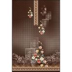 rugs modern Modern Kahverenginde Etnik Desenli Dokuma Taban ve Dekoratif Yıkanabilir Halı miravip8611, 120 x 180
