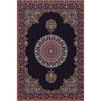 rugs modern Mor Pembe Temalı Çok Renkli Geleneksel Motif Etnik Desenli Vintage Dekoratif Halı 4898, 150 x 300