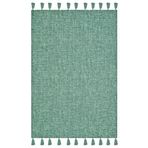 rugs modern Moroccan 9006 Yeşil Hasır Görünüm Yeşil Püsküllü Modern Kilim, 120 x 180