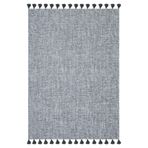 rugs modern Moroccan 9008 Gri Hasır Görünüm Gri Püsküllü Modern Kilim, 77 x 150