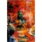 rugs modern Pastel Boyalı Sokak Desenli Dokuma Taban Yıkanabilir Halı miravip8913, 75 x 300