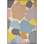 rugs modern Püskürtülmüş Duvar Boya Desenli Dokuma Taban Halı Ve Yıkanabilir Halı Miravip10428, 100 x 100