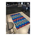 rugs modern Rengarenk Çapraz Geometrik Desenli Dekoratif Halı miravip581, 120 x 180
