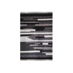 rugs modern Rustik 4003 Gri Beyaz Geometrik Desenli Kilim, 120 x 180