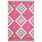 rugs modern Rustik 4021 Fuşya Iskandinav Geometrik Kilim, 150 x 230