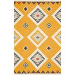 rugs modern Rustik 4023 Yellow Iskandinav Ve Modern Kilim, 120 x 180