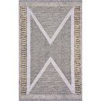 rugs modern Rustik Haki Beyaz 4009 Iskandinav Kilim, 75 x 150