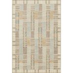 rugs modern Samuray Düğümlü Hasır Tonlarda Desenli Yıkanabilir Dekoratif Halı Miravip8056, 150 x 150