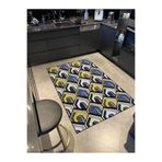 rugs modern Sarı Lavicert Baklava Modern Geometrik Desenli Dekoratif Halı miravip593, 140 x 200