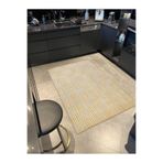 rugs modern Sarı Tonlarda Etnik Desenli Dekoratif Dokuma Taban Halı Miravip524, 100 x 100
