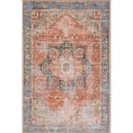 rugs modern Sarı Turuncu Geometrik Desenli Dokuma Taban Halı Ve Yıkanabilir Halı Aloha127, 120 x 120