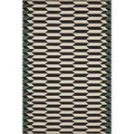 rugs modern Siyah Bej Temalı Çapraz Geometrik Desenli Kreatif Modern Dekoratif Halı 4536, 100 x 250