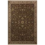 rugs modern Siyah Bej Temalı Çok Renkli Geleneksel Motif Etnik Çiçek Desenli Vintage Dekoratif Halı 2852, 80 x 240