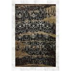 rugs modern Siyah Bej Temalı Geleneksel Motif Desenli Etnik Vintage Dekoratif Halı 5238, 75 x 200