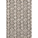 rugs modern Siyah Bej Temalı Geometrik Desenli Kreatif Modern Dekoratif Halı 4570, 100 x 300