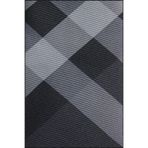 rugs modern Siyah Geometrik Renkli Desenli Dokuma Taban Halı Ve Yıkanabilir Halı Miravip9890, 150 x 150