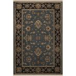 rugs modern Siyah Gri Temalı Geleneksel Motif Etnik Çiçek Desenli Vintage Dekoratif Halı 2851, 150 x 300