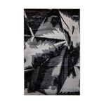 rugs modern Siyah Gri Temalı Soyut Geometrik Desenli Kreatif Modern Dekoratif Halı 5283, 120 x 180