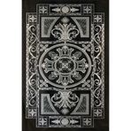 rugs modern Siyah Temalı Geometrik Desenli Dokuma Taban Halı ve Yıkanabilir Halı aloha121, 120 x 180