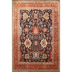 rugs modern Siyah ve Turuncu Tonlarda Geometrik Desenli Dekoratif Halı 4059, 100 x 300