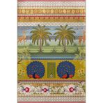 rugs modern Tropikal Orman Temalı Çok Renkli Ağaç Desenli Kreatif Modern Dekoratif Halı 2185, 80 x 300