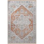 rugs modern Turuncu Bej Temalı Geleneksel Motif Desenli Vintage Dekoratif Halı 2831, 80 x 150