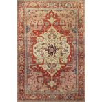 rugs modern Turuncu Bej Temalı Geleneksel Motif Etnik Desenli Vintage Dekoratif Halı 3490, 100 x 150