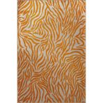 rugs modern Turuncu Bej Temalı Soyut Hayvan Zebra Desenli Kreatif Modern Dekoratif Halı 2820, 100 x 300