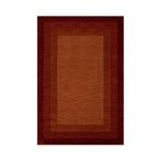 rugs modern Turuncu Bordo Çerçeveli Dokuma Taban Dijital Baskılı Halı Mira 1363, 150 x 300
