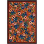 rugs modern Turuncu Floral Botanik Desenli Dokuma Taban ve Yıkanabilir Halı MYTH48, 120 x 200