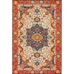 rugs modern Turuncu Geleneksel İçe Dönük Desenli Dokuma Taban Halı ve Yıkanabilir Halı aloha120, 100 x 250