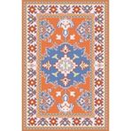 rugs modern Turuncu Geometrik Kreatif Dekoratif Halı 4144, 100 x 100
