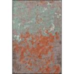 rugs modern Turuncu Modern Renkli Desenli Dekoratif Halı miravip914, 75 x 200
