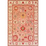 rugs modern Turuncu Renkli Botanik Desenli Dokuma Taban Halı ve Yıkanabilir Halı aloha104, 155 x 230