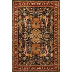 rugs modern Turuncu Temalı Geleneksel Motif Etnik Desenli Vintage Dekoratif Halı 3912, 155 x 230