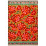rugs modern Turuncu Temalı Gül Desenli Vintage Dekoratif Halı 1967, 120 x 180