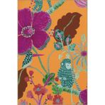 rugs modern Turuncu Temalı Karma Çiçekler Desenli Kreatif Modern Dekoratif Halı 5066, 100 x 150